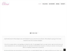 Tablet Screenshot of bruidscouture-elena.be